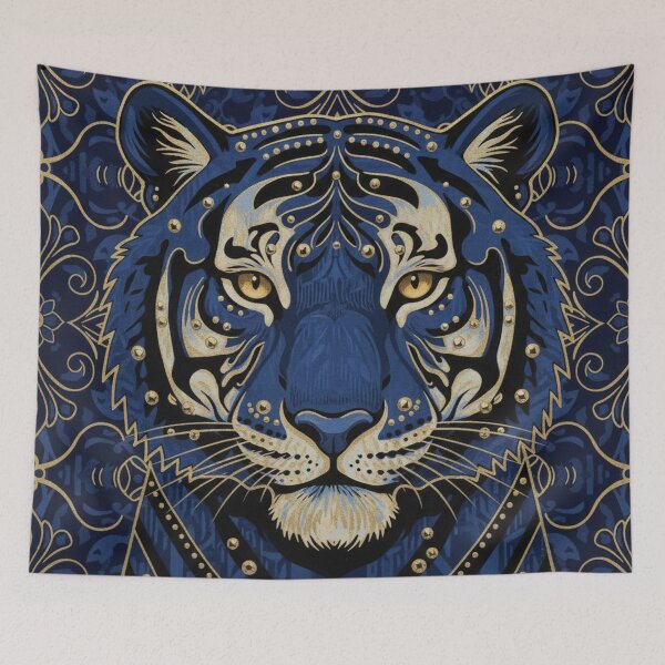 Item preview, Blue Face Grommet Tiger designed and sold by DesignsByPrnces.