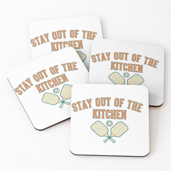 Item preview, Stay Out of the Kitchen Retro Vintage Pickleball designed and sold by InkImagination1.