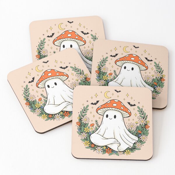 Item preview, Magic Mushroom Ghost Sweatshirt, Spooky Fall Season Shirt designed and sold by Nayeem967.