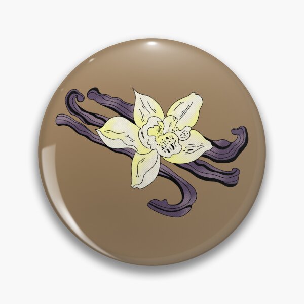 Item preview, Vanilla Flower and Pods Illustration – Botanical Spice Art designed and sold by LOUBNEY.