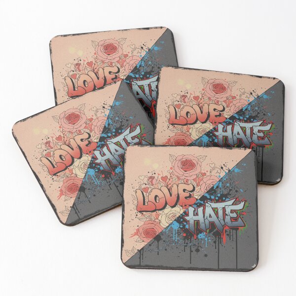 Item preview, LOVE and HATE designed and sold by HaarlemPinupParadise.