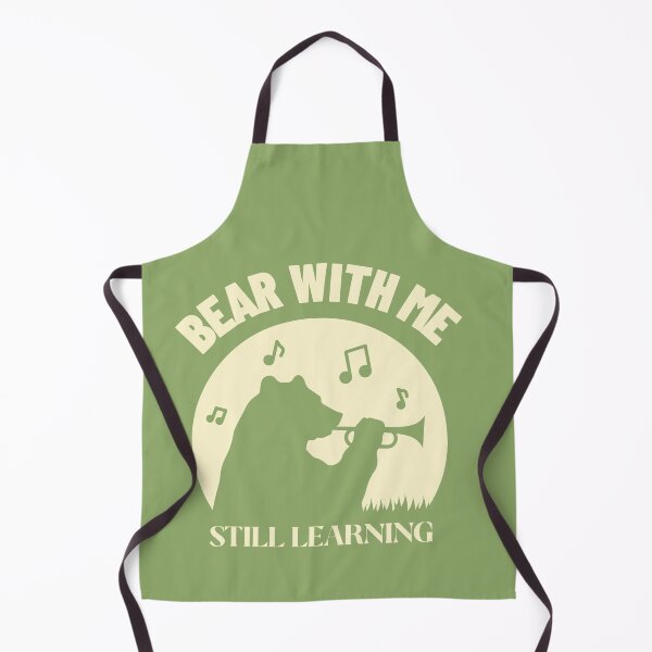 Item preview, Bear With Me STILL LEARNING Jazz Trumpet designed and sold by JusTiceT-shirts.