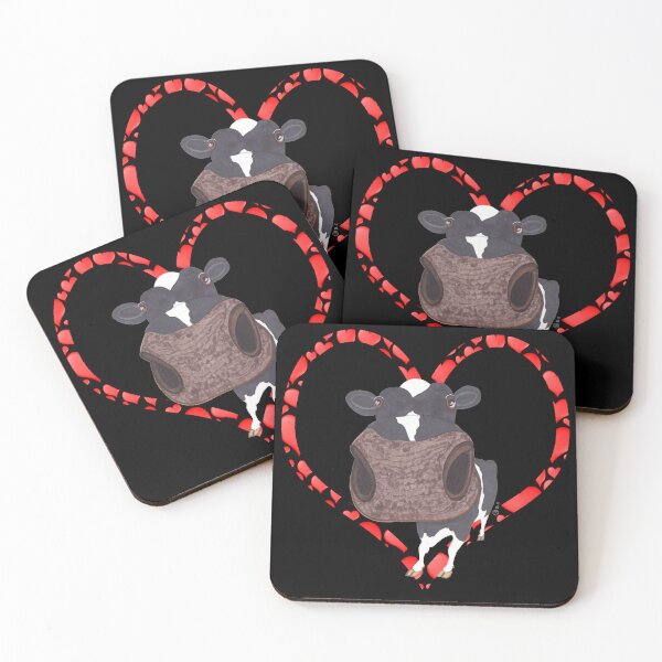 Item preview, CUTE COW HEART designed and sold by BeritValk.