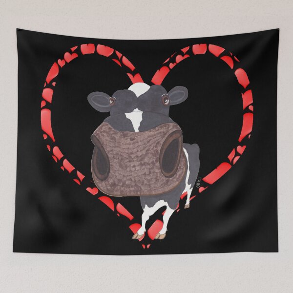 Item preview, CUTE COW HEART designed and sold by BeritValk.