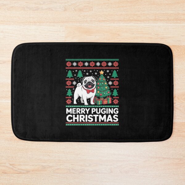 Item preview, Merry Pugging Christmas Dog Santa Pug Xmas Pugmas  designed and sold by ClassicAnthony.