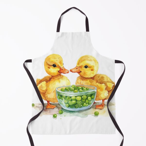 Item preview, Little yellow ducklings eat peas from the shell. designed and sold by LiskoDesign.