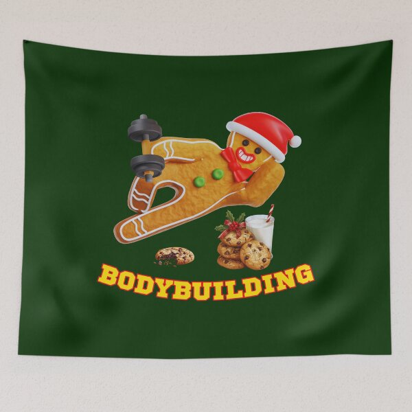 Item preview, Funny Christmas Sarcasm Gingerbread Bodybuilding Sweets Lover designed and sold by Zayavca.