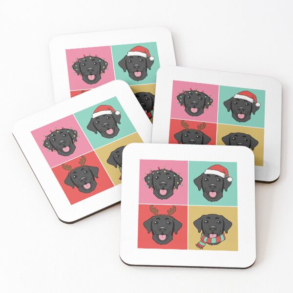 Item preview, Pop Art Christmas Labrador Retriever – Colorful Holiday Dog Lover designed and sold by The Real Life Symphony.