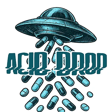 Artwork thumbnail, ACID DROP – UFO Rave Design BLUE 1 by RICK-TURNER