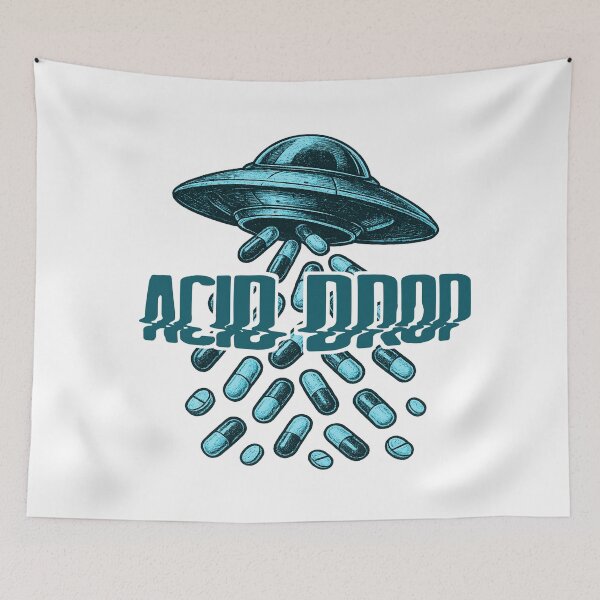 Item preview, ACID DROP – UFO Rave Design BLUE 1 designed and sold by RICK-TURNER.