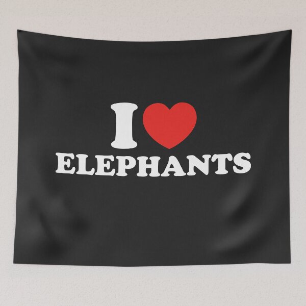 Item preview, I Love Elephants designed and sold by shitpostee.