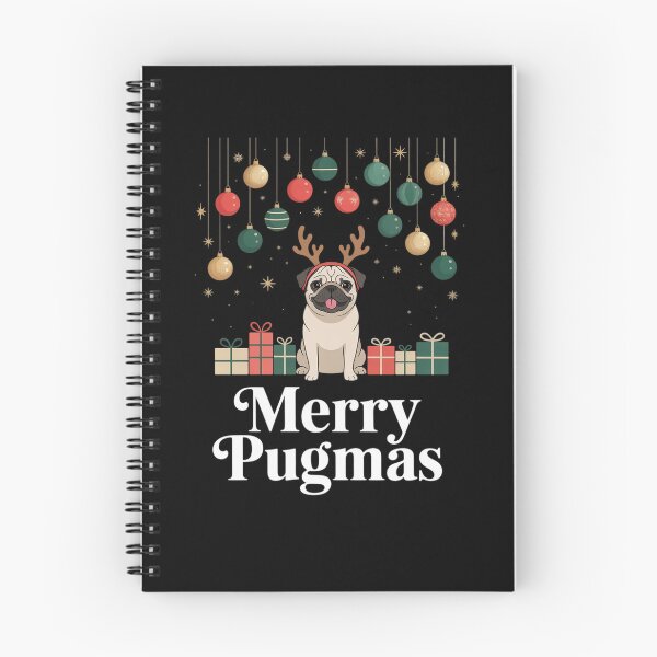 Item preview, Merry Pugmas Christmas Dog Lover Pug Reindeer Xmas  designed and sold by ClassicAnthony.