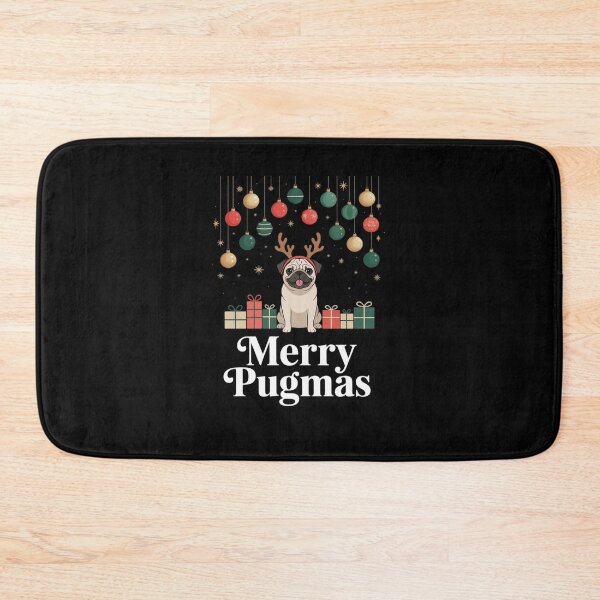 Item preview, Merry Pugmas Christmas Dog Lover Pug Reindeer Xmas  designed and sold by ClassicAnthony.