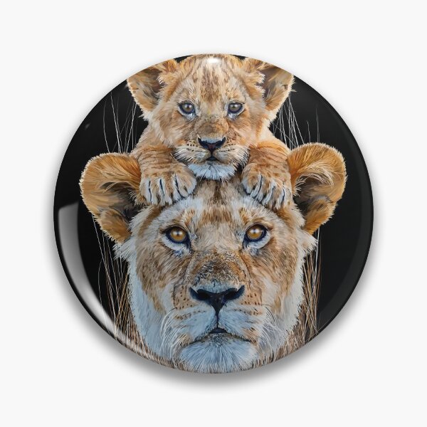 Item preview, Lioness with lion cub designed and sold by sibosssr.