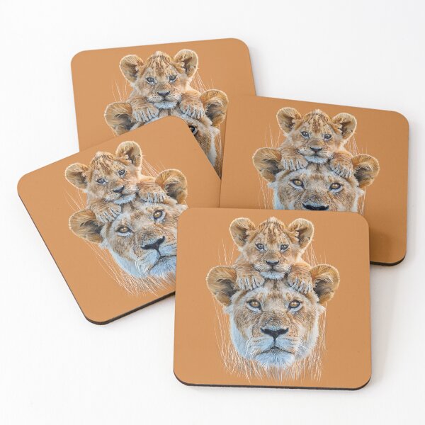 Item preview, Lioness with lion cub designed and sold by sibosssr.