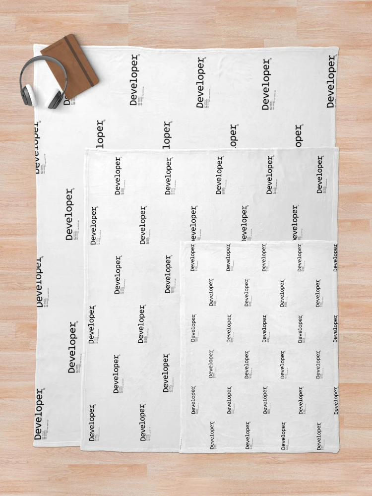 Thumbnail 5 of 6, Throw Blanket, Coder Collection - The Developer Life designed and sold by MrAI-Store.
