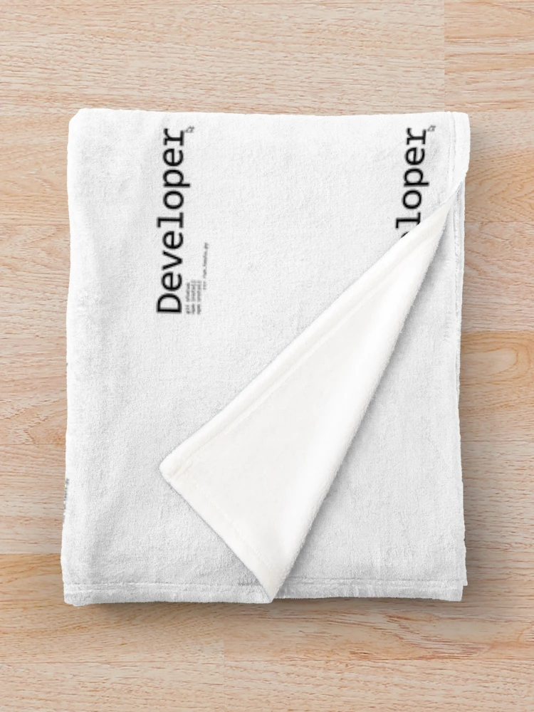 Thumbnail 3 of 6, Throw Blanket, Coder Collection - The Developer Life designed and sold by MrAI-Store.