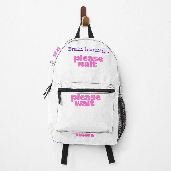 Item preview, Funny Brain Loading Please Wait Quote pink designed and sold by SloganSauce.
