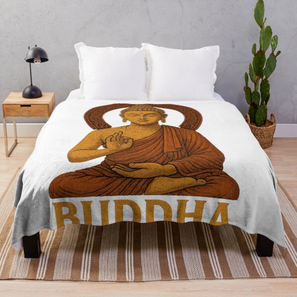 Item preview, Radiant Buddha of Eternal Serenity designed and sold by HiteshArt111.