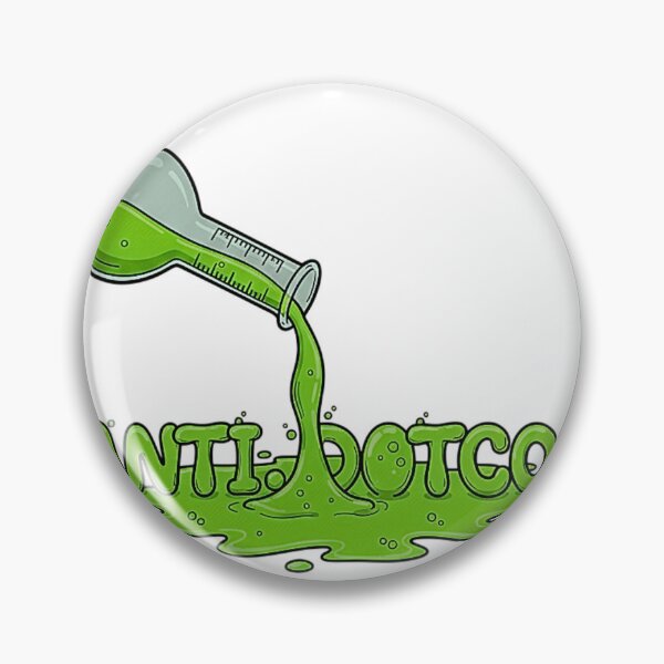 Item preview, ANTI-DOTCOM – Antidote to Internet Addiction | Slime Lab Wordplay Design designed and sold by TeezOfMadness.