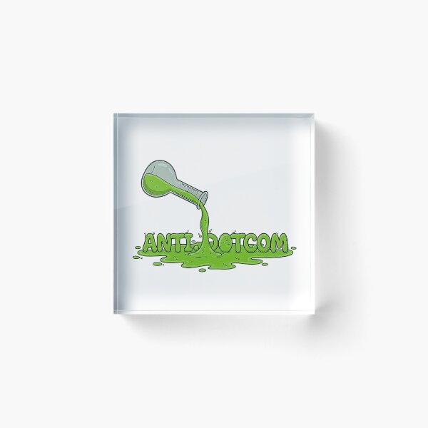 Item preview, ANTI-DOTCOM – Antidote to Internet Addiction | Slime Lab Wordplay Design designed and sold by TeezOfMadness.