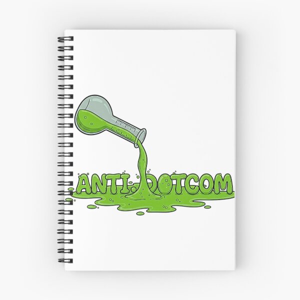 Item preview, ANTI-DOTCOM – Antidote to Internet Addiction | Slime Lab Wordplay Design designed and sold by TeezOfMadness.