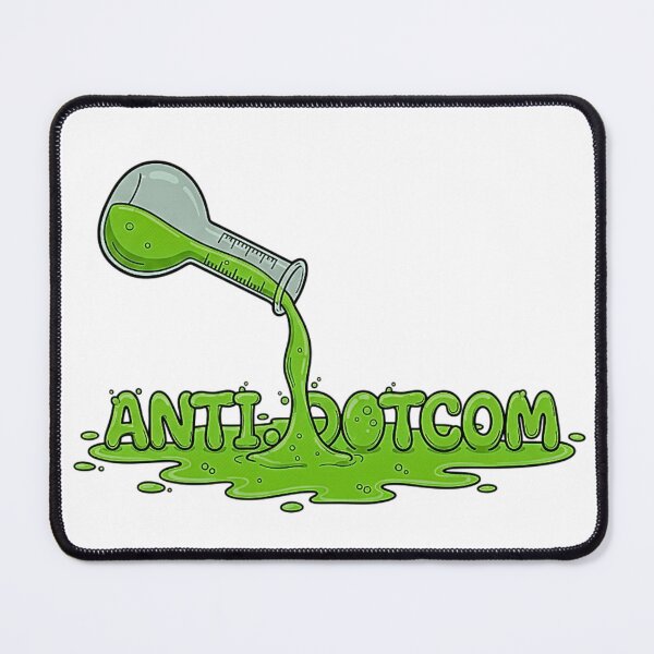 Item preview, ANTI-DOTCOM – Antidote to Internet Addiction | Slime Lab Wordplay Design designed and sold by TeezOfMadness.