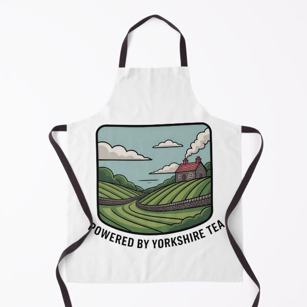 Item preview, Whimsical Yorkshire Tea Box – Countryside Landscape Illustration designed and sold by VividOrganica.