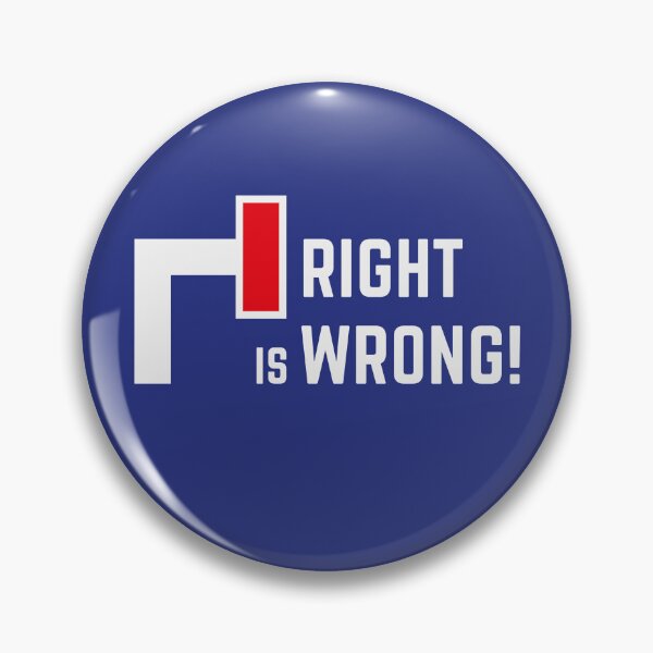 Item preview, Right Is Wrong! (Against Far Right Politics / V1) designed and sold by Roderix.