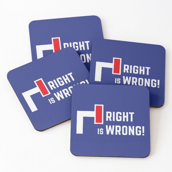 Item preview, Right Is Wrong! (Against Far Right Politics / V1) designed and sold by Roderix.