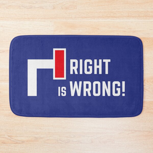 Item preview, Right Is Wrong! (Against Far Right Politics / V1) designed and sold by Roderix.