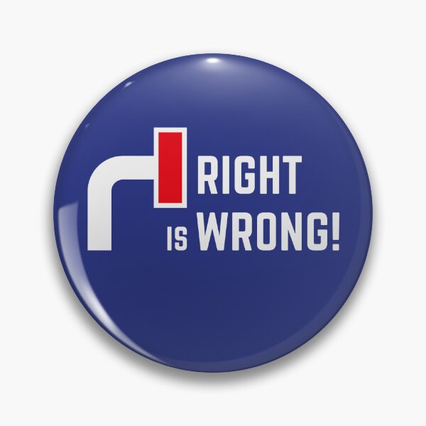 Item preview, Right Is Wrong! (Against Far Right Politics / V2) designed and sold by Roderix.