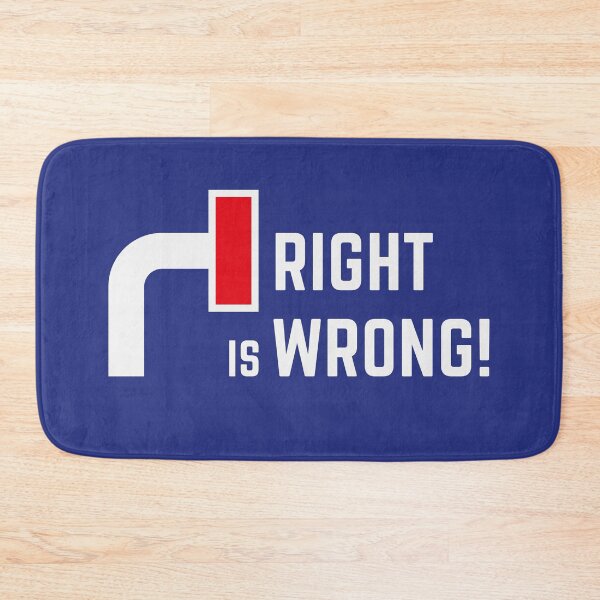 Item preview, Right Is Wrong! (Against Far Right Politics / V2) designed and sold by Roderix.