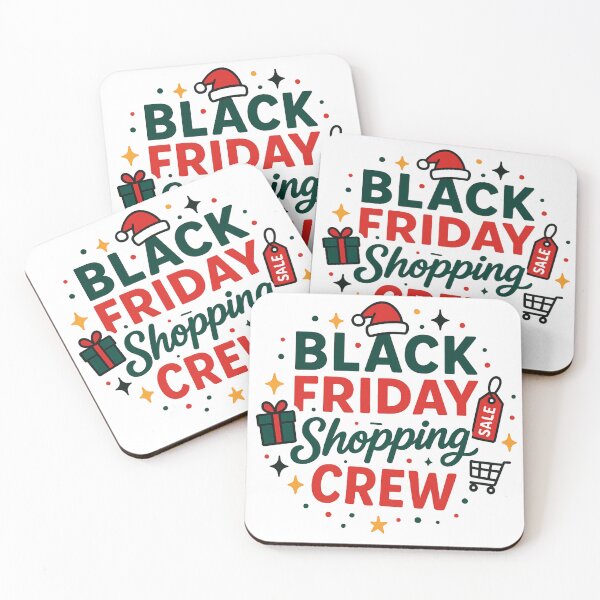Item preview, Black Friday Crew - Black Friday Christmas designed and sold by ZBIFBOUETLA.