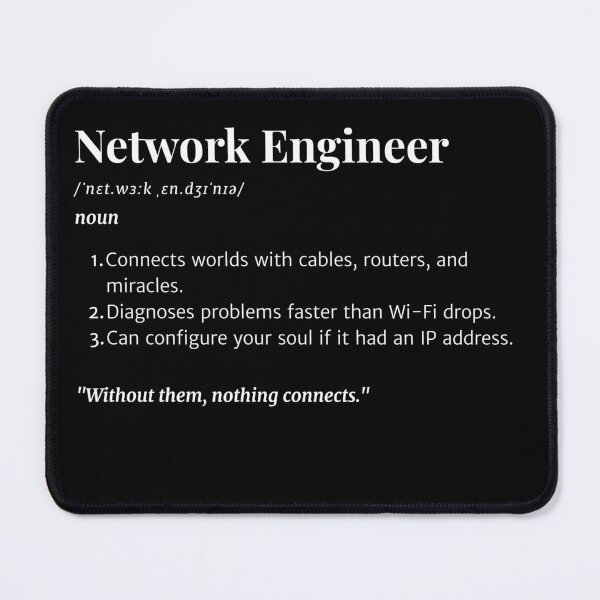 Item preview, Network Engineer Definition | Funny IT Gift for Tech Professionals designed and sold by Yuli Club.