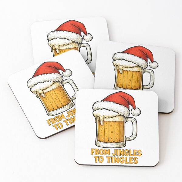 Item preview, Santa Beer Mug – From Jingles to Tingles designed and sold by DariusZD.