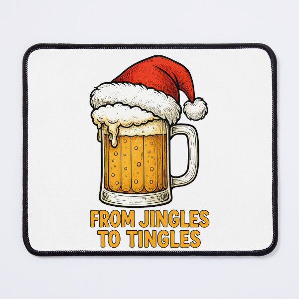 Item preview, Santa Beer Mug – From Jingles to Tingles designed and sold by DariusZD.