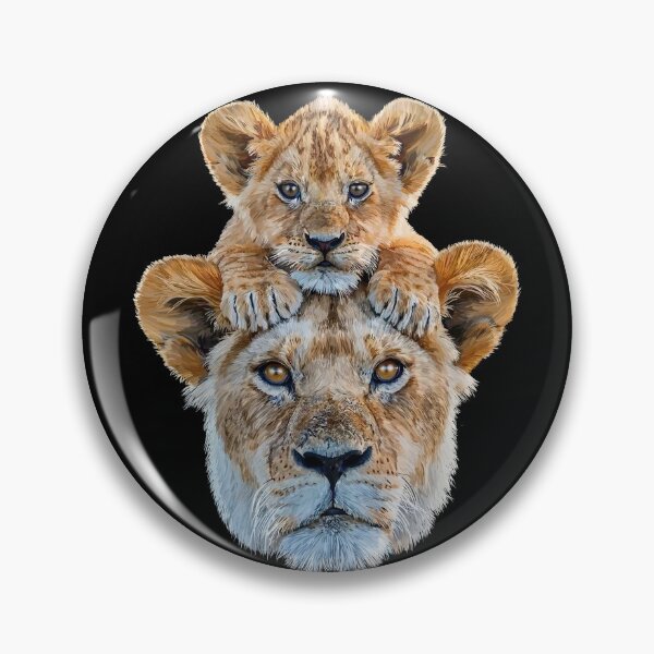 Item preview, Lioness with lion cub designed and sold by sibosssr.