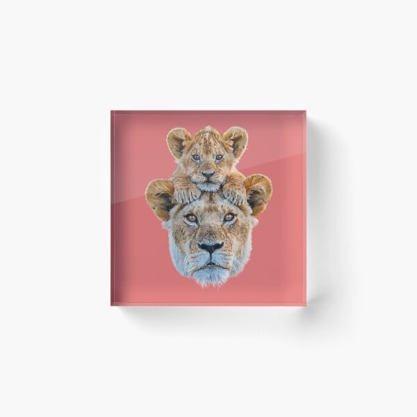 Item preview, Lioness with lion cub designed and sold by sibosssr.