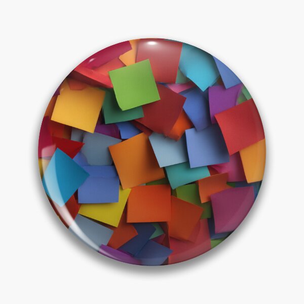 Item preview, Origami Confetti Pattern – Colorful Paper Squares Party Design designed and sold by casualnature.