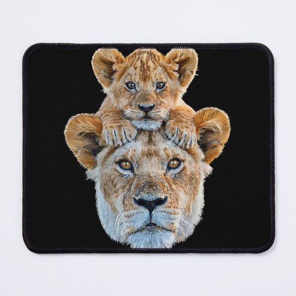 Item preview, Lioness with lion cub designed and sold by sibosssr.