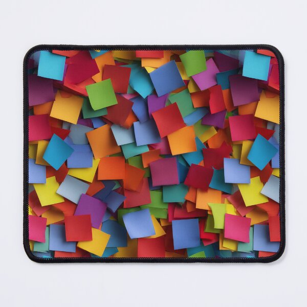 Item preview, Origami Confetti Pattern – Colorful Paper Squares Party Design designed and sold by casualnature.