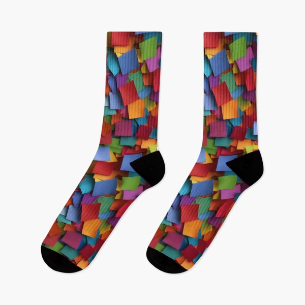 Item preview, Origami Confetti Pattern – Colorful Paper Squares Party Design designed and sold by casualnature.