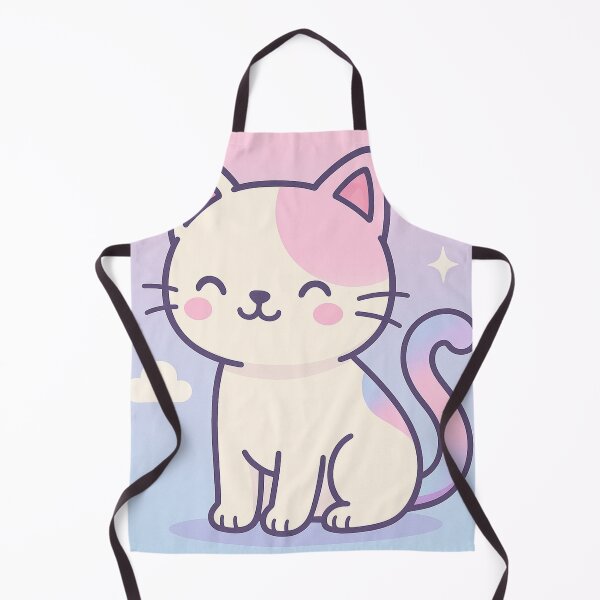 Item preview, Pastel Cat – Kawaii Rainbow Kitty Art designed and sold by GolabMagic.