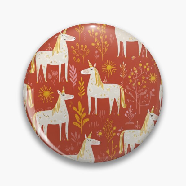 Item preview, Unicorn positive kids pattern red background designed and sold by SmileshareShop.