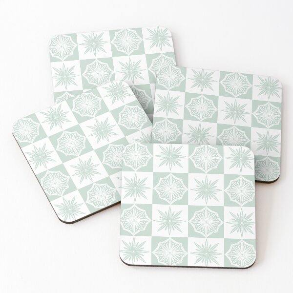Item preview, Monochrome Star Tile Pattern designed and sold by Farissa Designs.