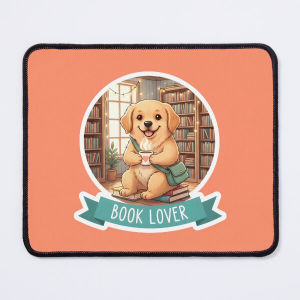 Item preview, Cute Book Lover Dog Reading Design designed and sold by Ekracreatives.