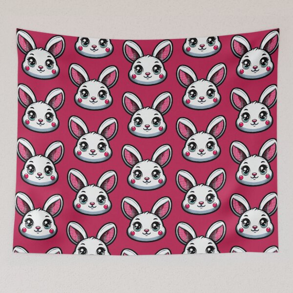 Item preview, Cute Cartoon Bunny Face – Kids Design designed and sold by Dogandesighn.