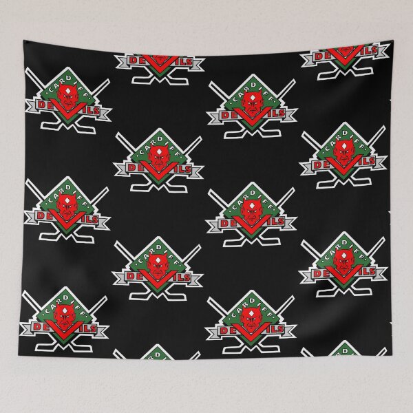 Item preview, Cardiff Devils Ice Hockey Retro Logo Vintage Hockey Devils designed and sold by Jaya-naLattore.