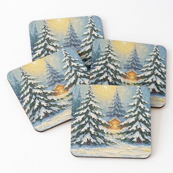 Item preview, Snow-covered fir trees designed and sold by LilithsDesires.